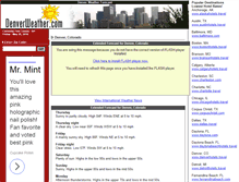 Tablet Screenshot of denverweather.com